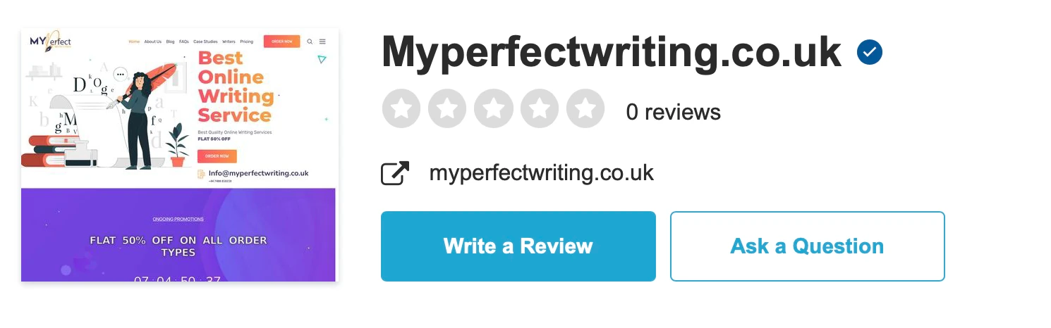 Myperfectwriting reviews on Sitejabber